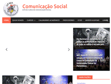 Tablet Screenshot of comunicacao.ufma.br