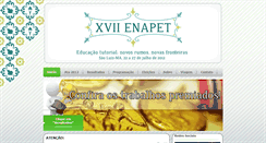 Desktop Screenshot of enapet2012.ufma.br