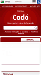 Mobile Screenshot of codo.ufma.br