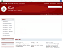 Tablet Screenshot of codo.ufma.br