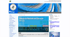Desktop Screenshot of educacao.ufma.br