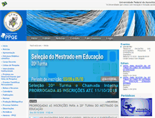 Tablet Screenshot of educacao.ufma.br