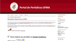Desktop Screenshot of periodicoseletronicos.ufma.br