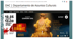 Desktop Screenshot of cultura.ufma.br