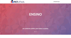 Desktop Screenshot of pet.ufma.br
