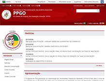 Tablet Screenshot of ppgo.ufma.br