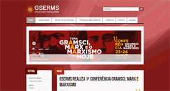 Desktop Screenshot of gserms.ufma.br